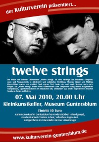 Plakat zur Veranstaltung twelve strings