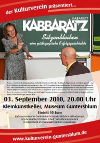 Plakat zur Veranstaltung Kabbaratz