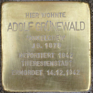 Stolperstein Adolf Grünewald