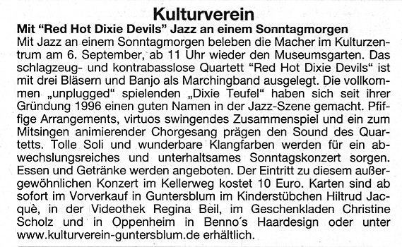 Artikel aus Amtsblatt