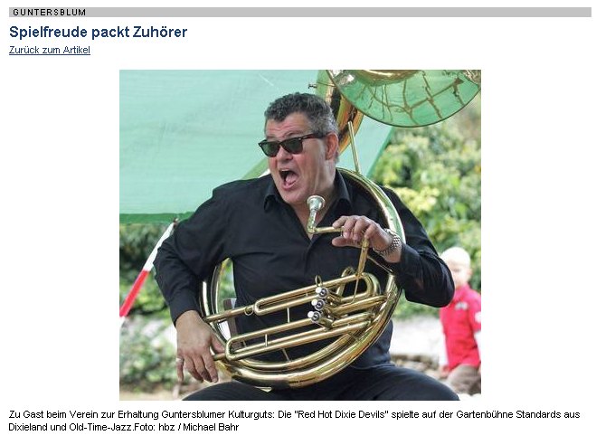 Bild zum Artikel aus Allgemeine Zeitung, 
Landskrone vom 9. September 2009