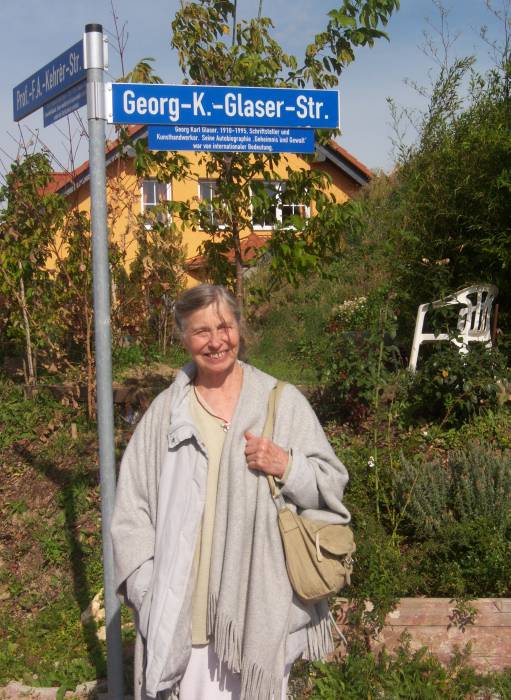 Mme Glaser in Guntersblum in der Georg-K.-Glaser-Strasse