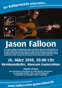 Plakat zur Veranstaltung Jason Falloon