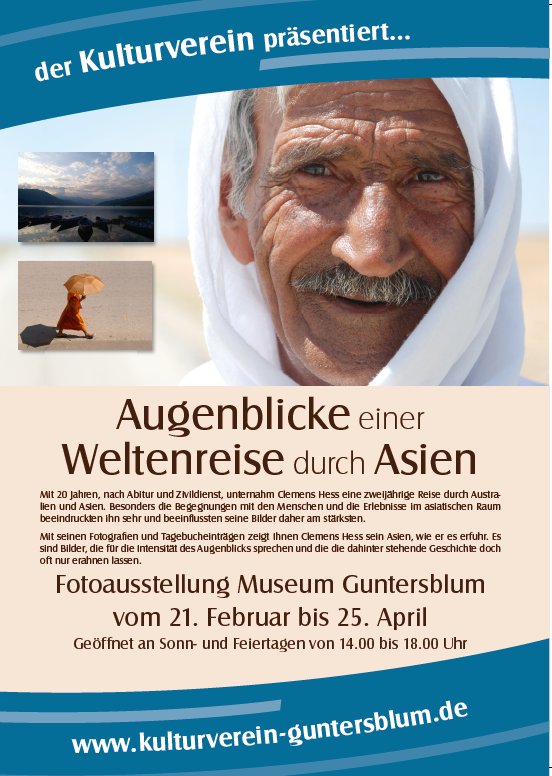 Plakat zur Fotoausstellung