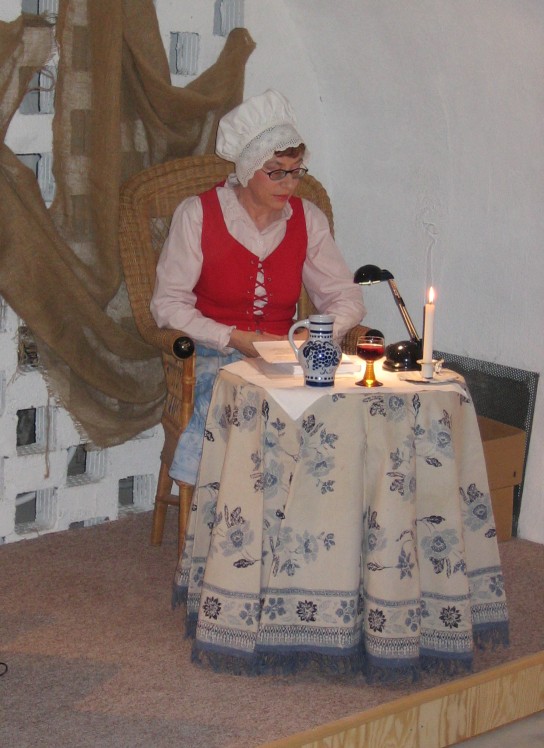 Foto der Oma Lisbeth im Museum