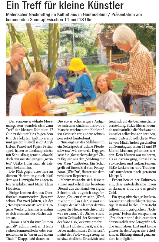 Artikel Nibelungenkurier vom 4.8.2010