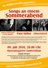 Plakat zum Konzert