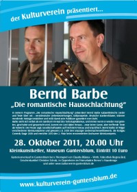 Plakat zum Konzert