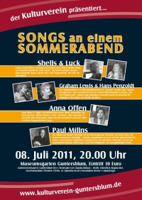 Plakat zum Konzert