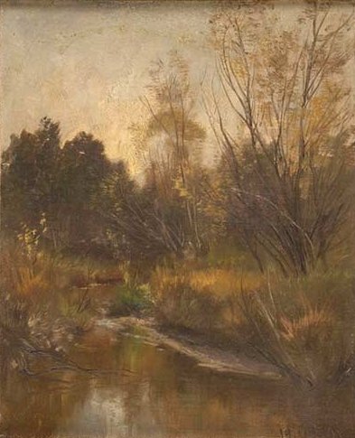 Herbstwald von Carl Küstner aus  Guntersblum