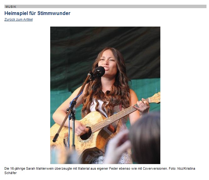 Foto zum Artikel Allgemeine Zeitung, Landskrone vom 26.6.2012