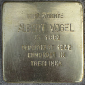 Stolperstein Albert Vogel