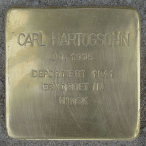 Stolperstein Carl Hartogsohn