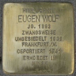 Stolperstein Eugen Wolf