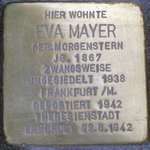 Stolperstein Eva Mayer