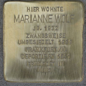 Stolperstein Marianne Wolf