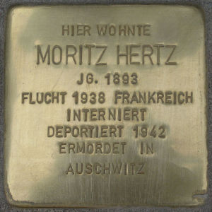 Stolperstein Moritz Hertz