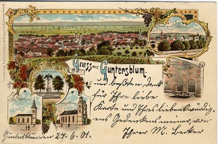 Postkarte von 1901