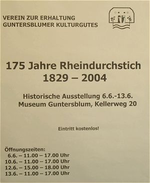 Plakat der ersten Ausstellung